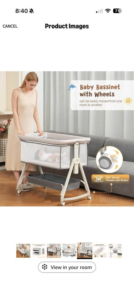Baby Bassinet (never used) - photo 3