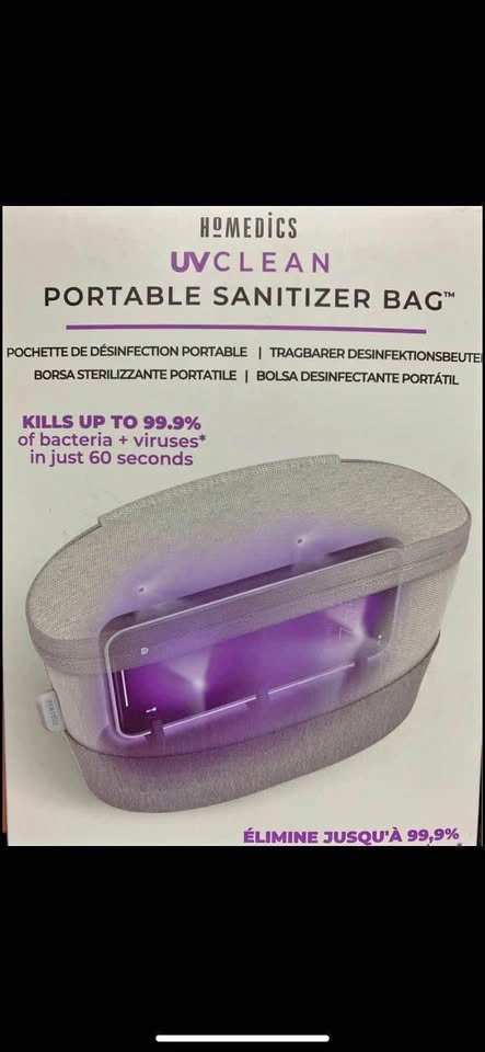 Homedics UV Clean Phone Sanitizer BNIB