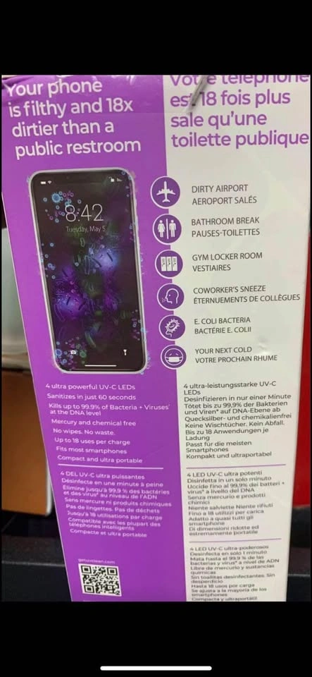 Homedics UV Clean Phone Sanitizer BNIB - photo 3