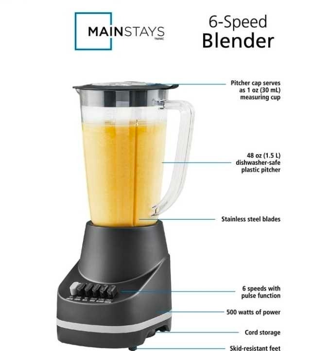 6 speed blender