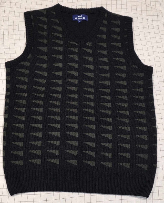 Men knit sweater vest