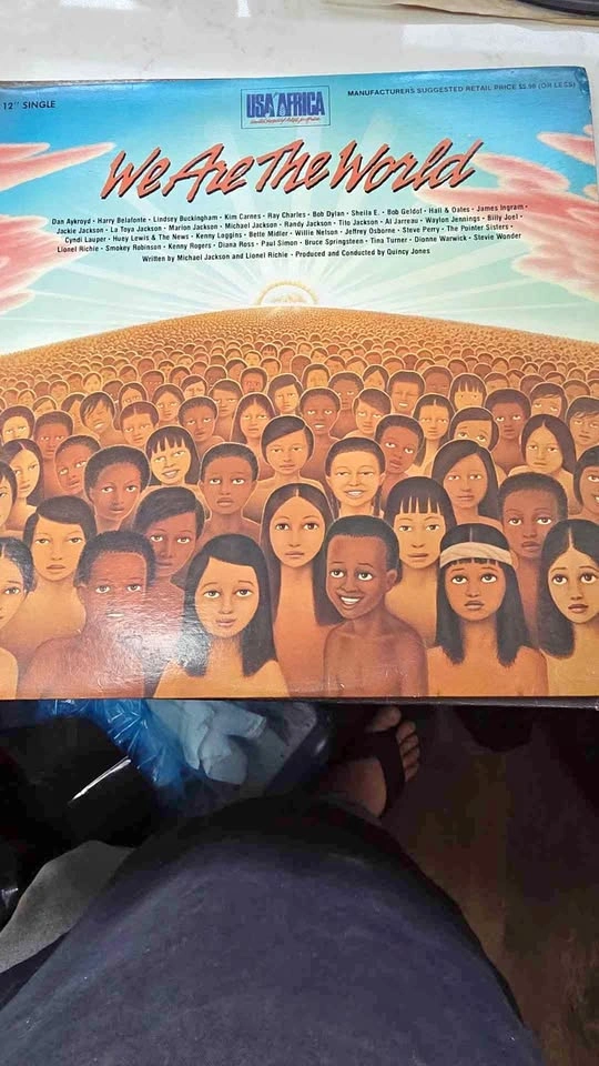 We Are The World 12 inch single