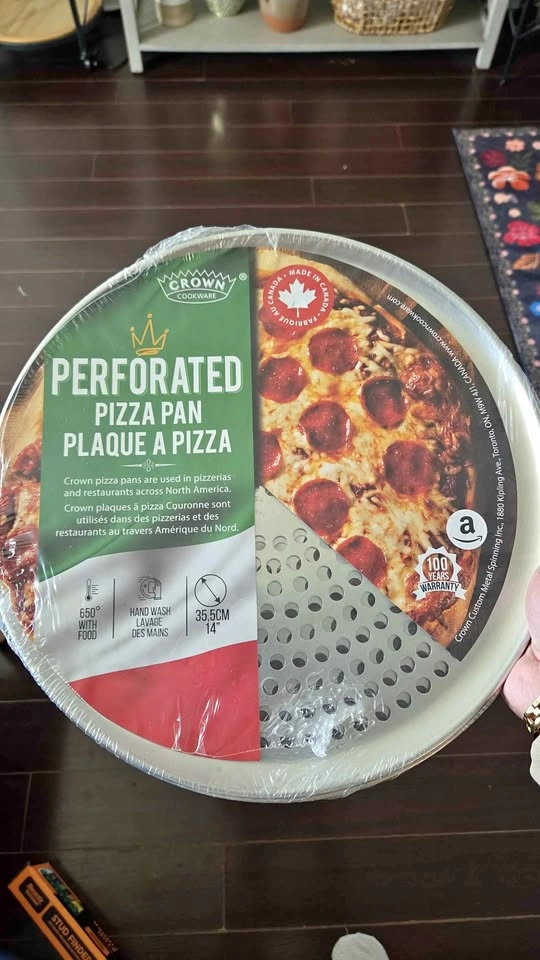 Crown Cookware Perforated Pizza Pan 14 inch