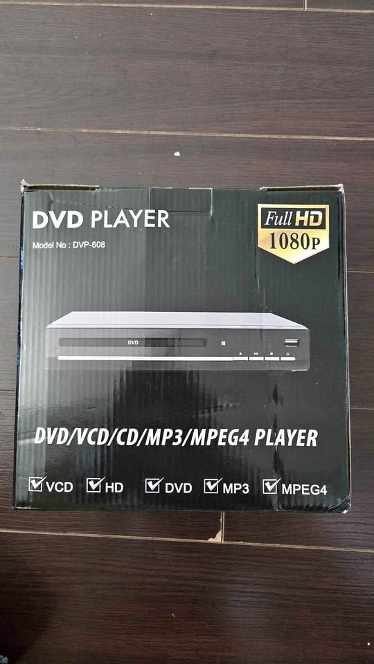 DVD Player DVP-608 Full HD 1080P plays VCD CD MP3 MPEG4