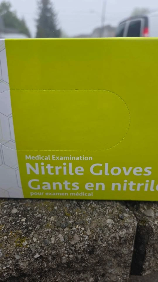 Inspire Nitrile Gloves Large 100 Count Black - photo 2