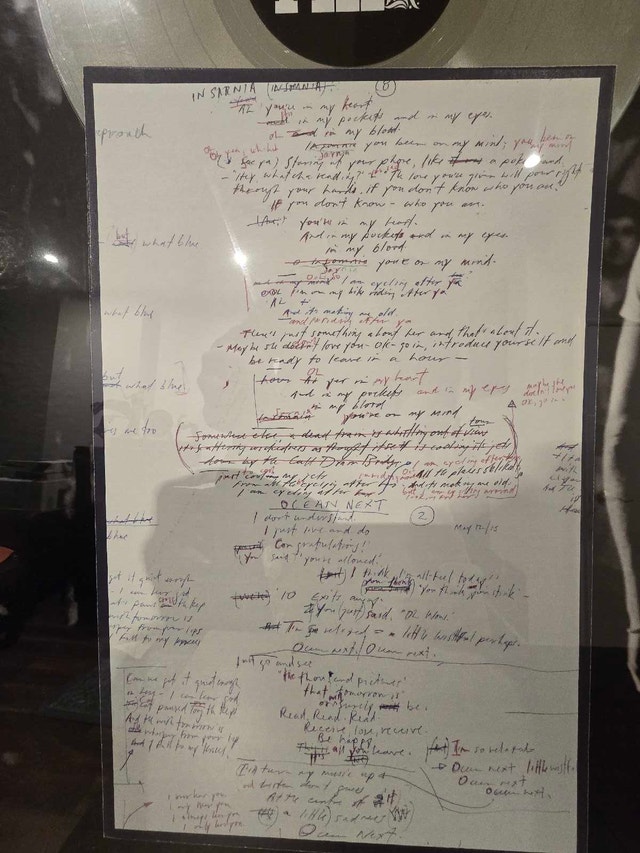 Tragically Hip Framed Memorabilia - Silver Record, Lyrics, Photo - photo 2