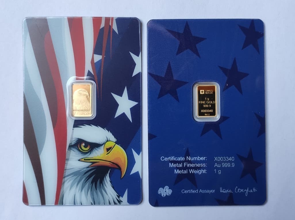 1 Gram Gold Bar American Eagle 2026 PAMP - photo 4