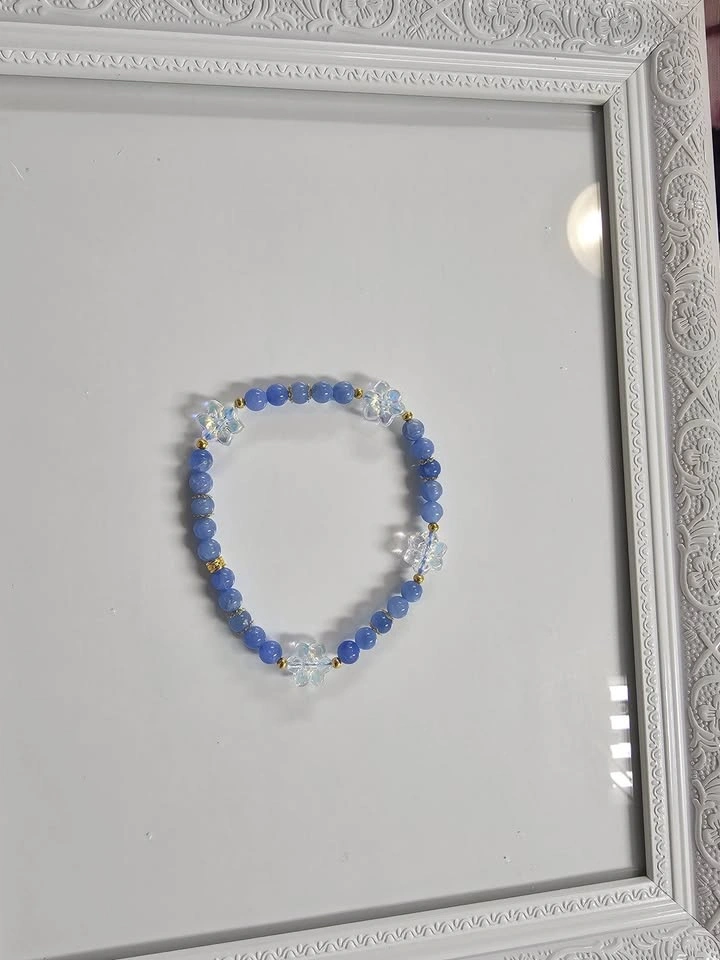 Blue ankle bracelet - photo 2