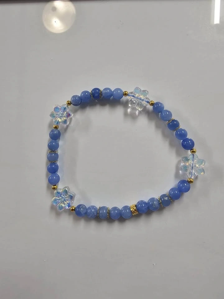 Blue ankle bracelet - photo 3