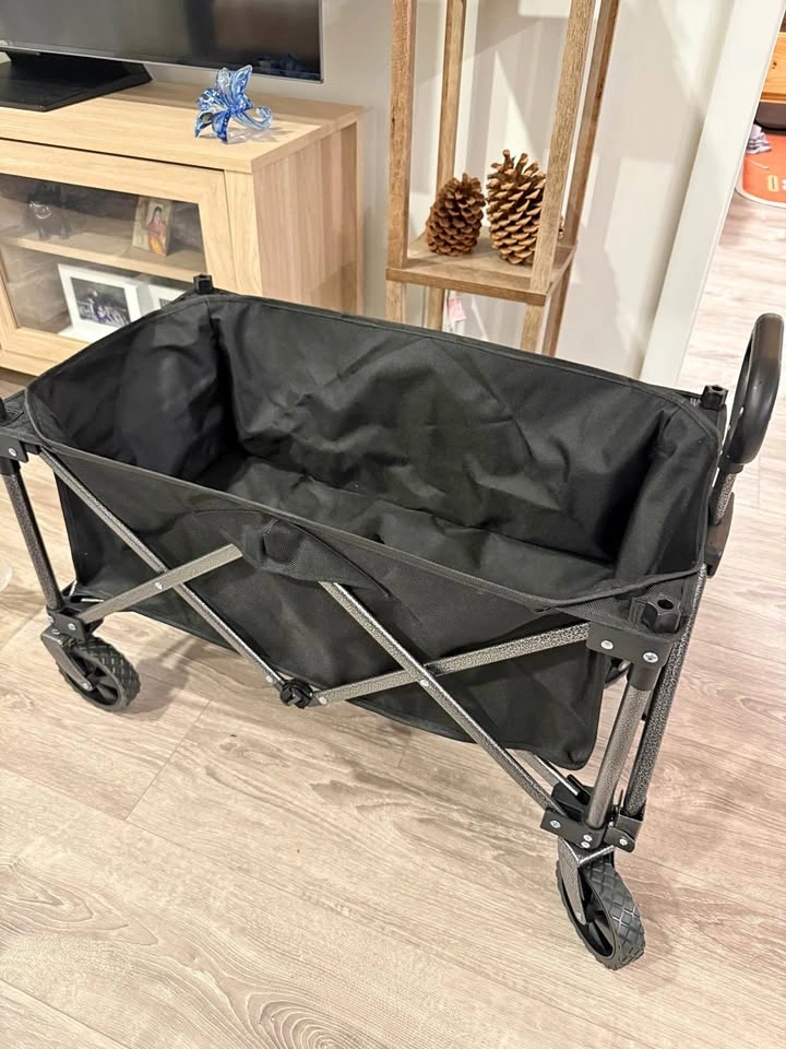 Black Collapsible Utility Wagon