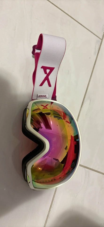 Anon Ski Goggles White Frame Iridescent Lens