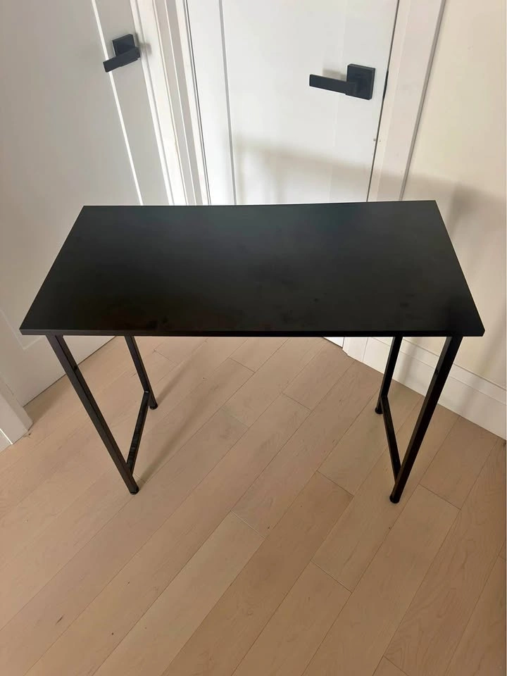 Black Chair Height Table