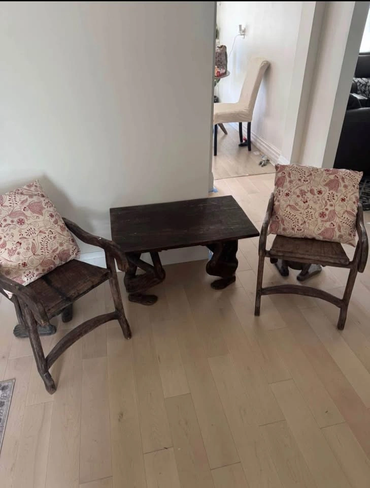 Antique Rustic Wooden Handmade Set - photo 2