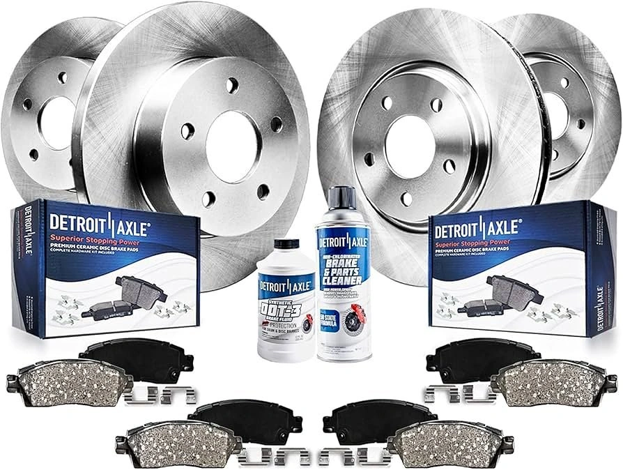 2x NEW Detroit Axle Brake Rotors 13" 5x114.3 for Ford Focus/Mazd
