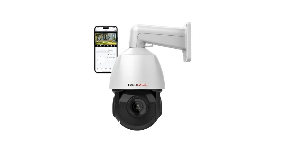 PANOEAGLE 4K PoE IP Outdoor Turret Security Camera with AI Detec