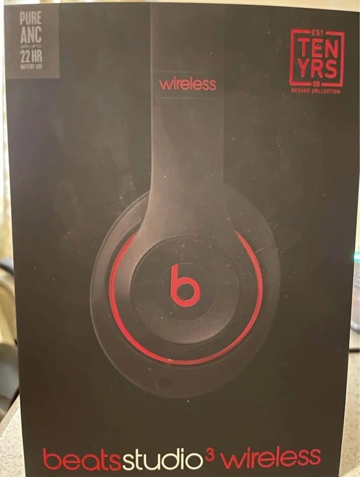 Beats Studio 3 Wireless Headphones Red Black - photo 2