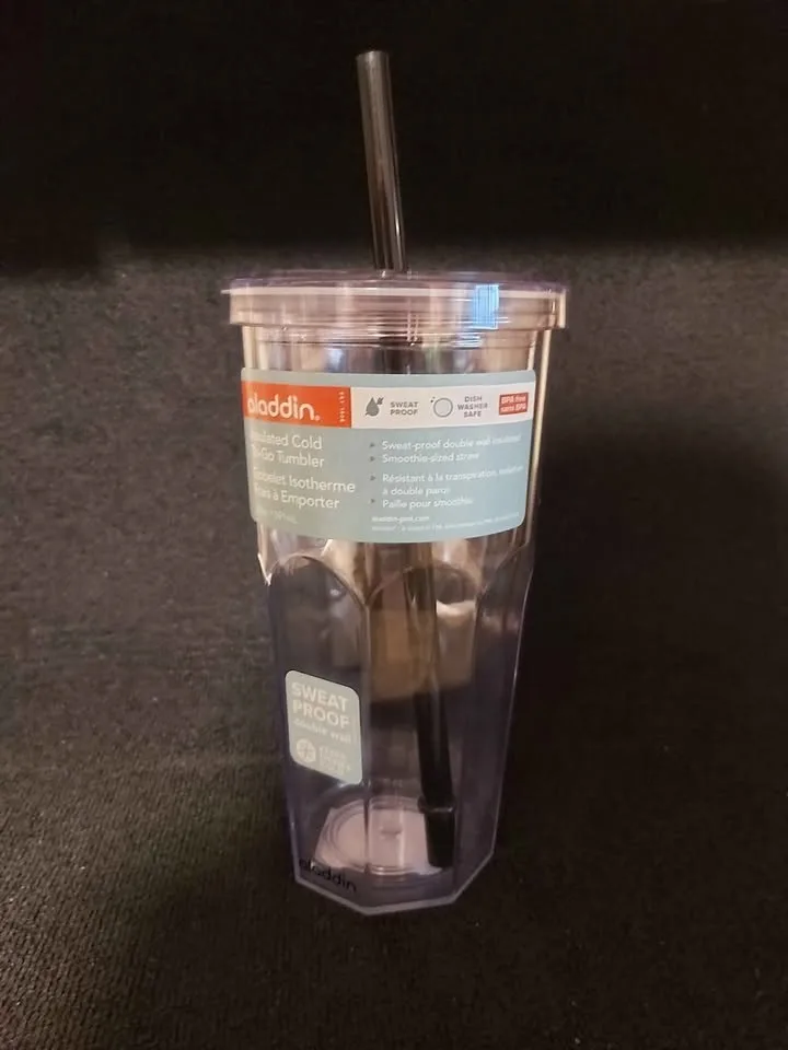 Aladdin To-Go Tumbler 20oz + 4 Straws - New image indicator(2)
