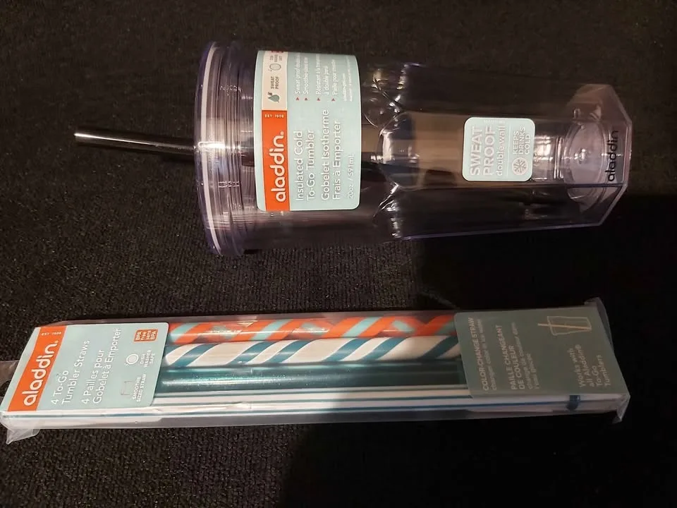 Aladdin To-Go Tumbler 20oz + 4 Straws - New image indicator(5)