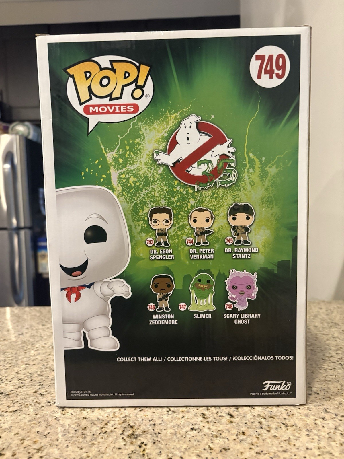 Funko Pop Ghostbusters Stay Puft #749 Jumbo 10 Inch - Open Box - photo 3