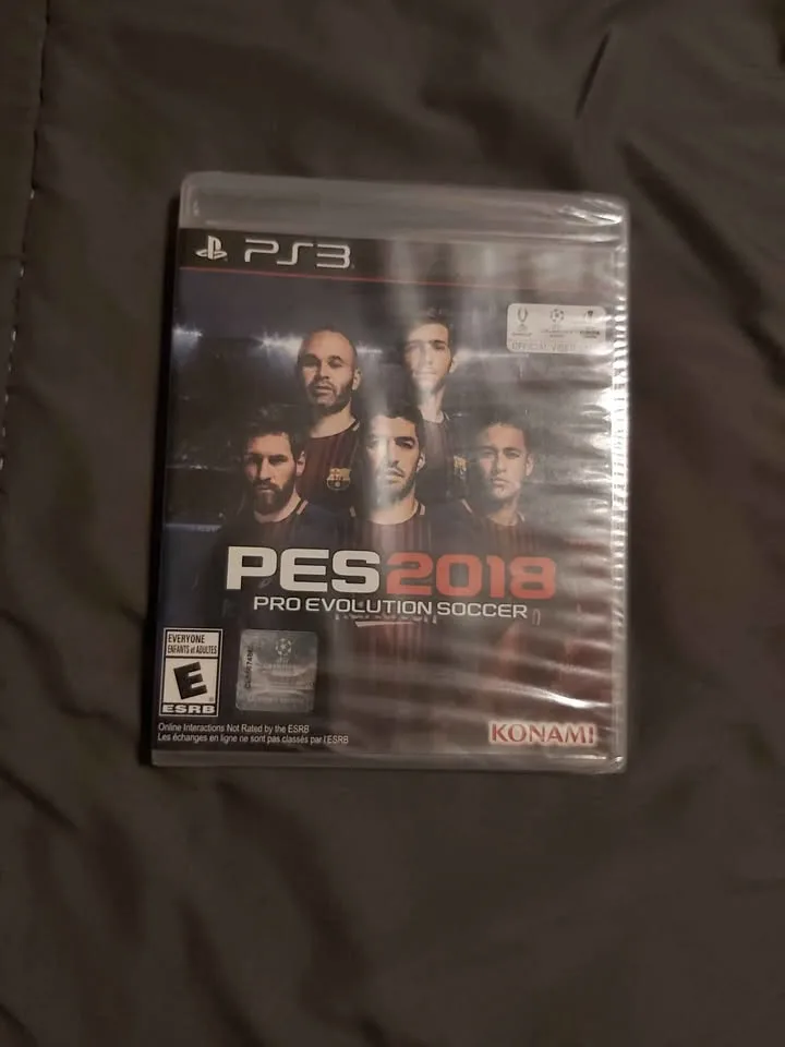 PS3 - ( PES 2018 ) Barcelona cover edition " Sealed in case " image indicator(3)