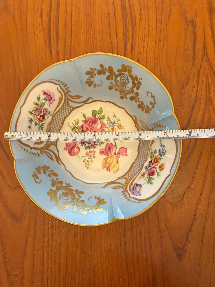 Limoges Vintage Pedestal Compote Bowl