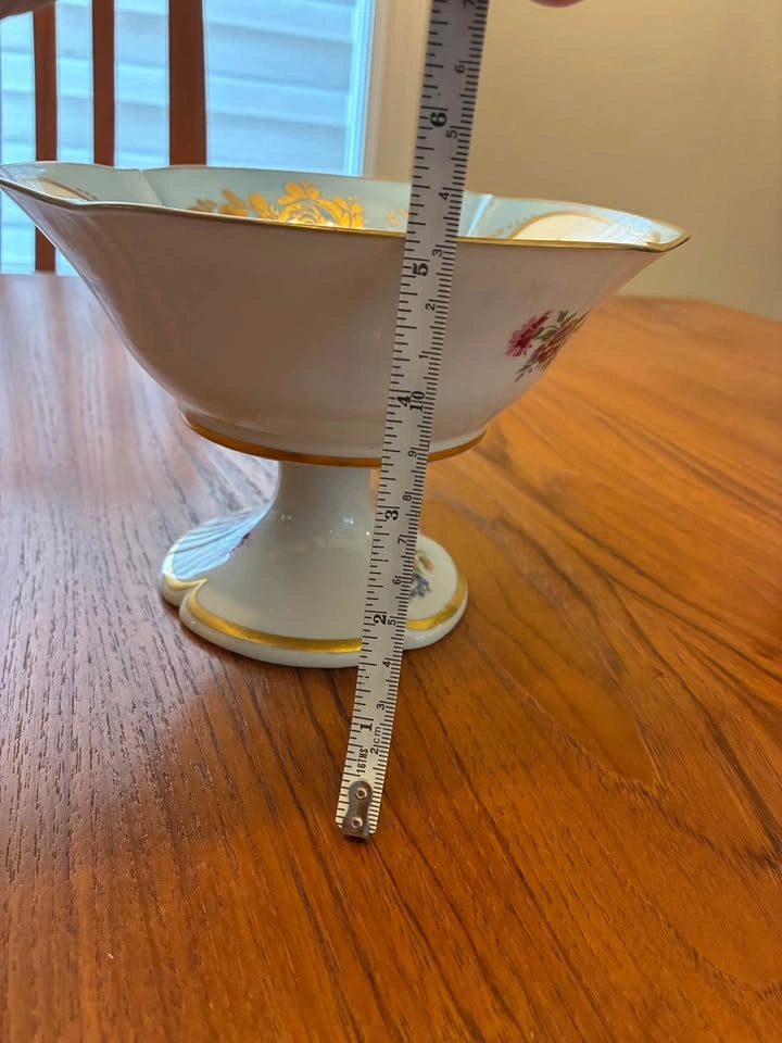 Limoges Vintage Pedestal Compote Bowl - photo 3