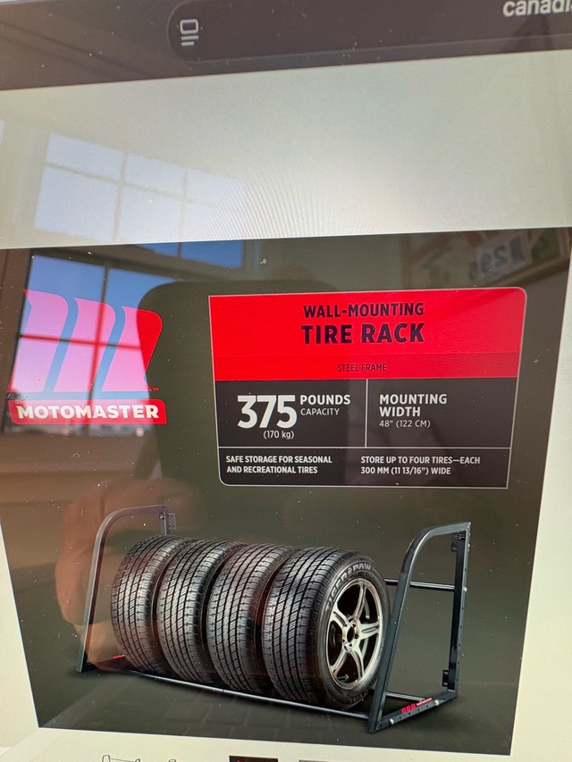 Wall-Mounting Tire Rack - photo 2