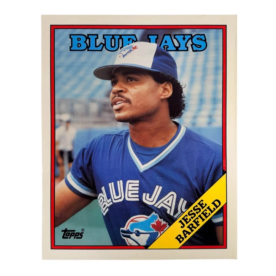 4x 1988 Blue Jays Topps Duo-Tang Folders - photo 3