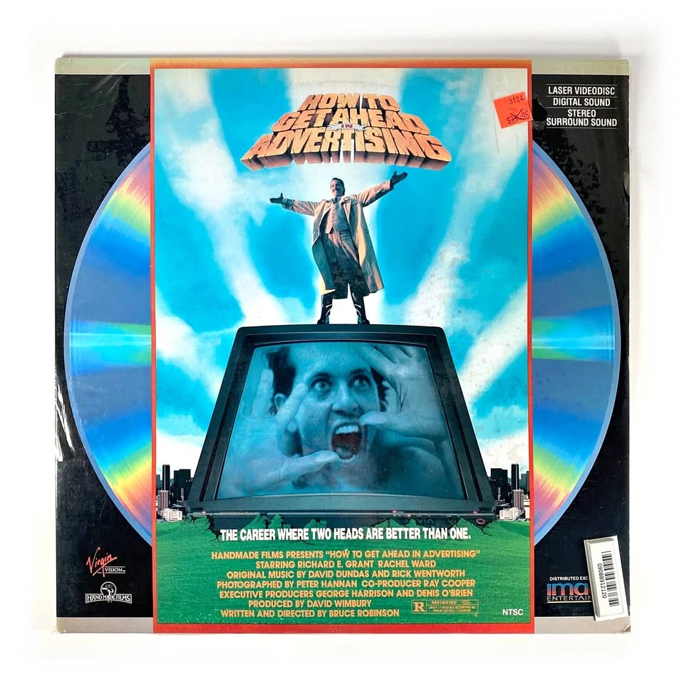 SEALED 1989 How to Get Ahead in Advertising Laserdisc