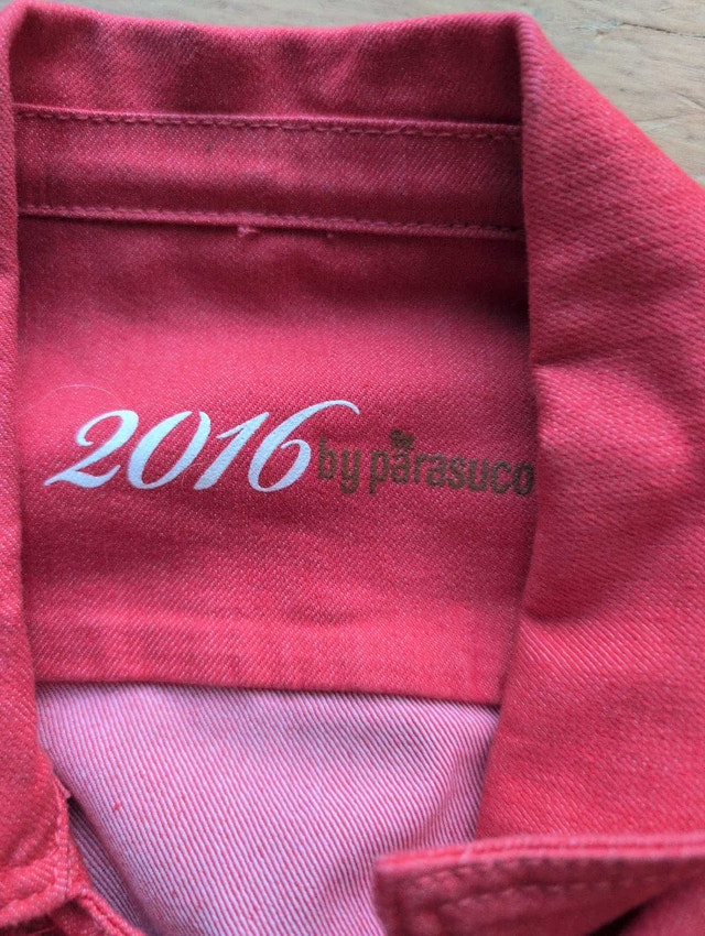 Parasucco Denim Jacket Coral Women's Large - photo 2