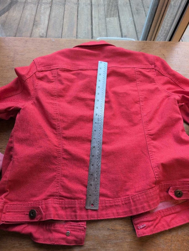 Parasucco Denim Jacket Coral Women's Large - photo 4