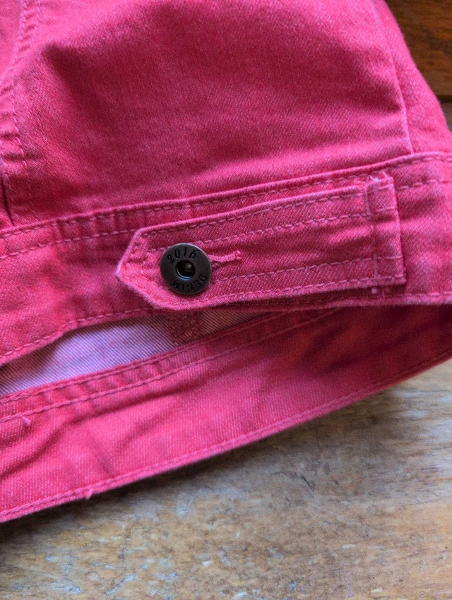 Parasucco Denim Jacket Coral Women's Large - photo 5