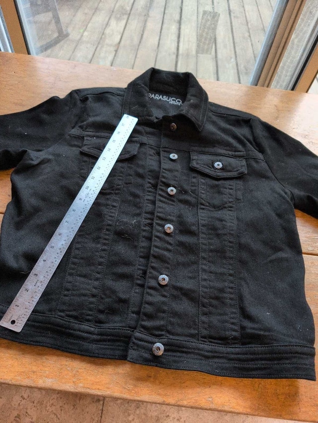 Parascuo Jeans Jacket woman's black XL - photo 4