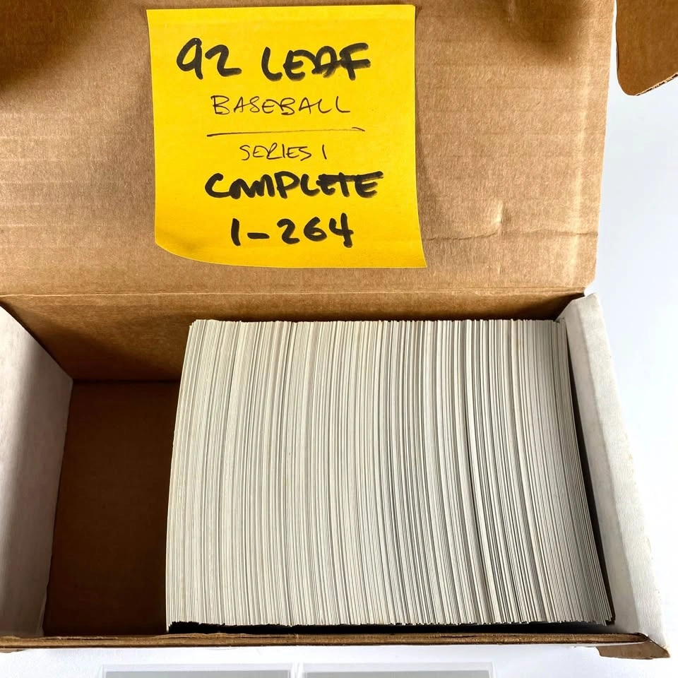 COMPLETE 1992 Leaf Baseball Cards 1-264 - photo 2