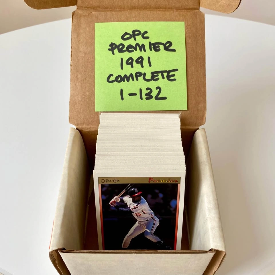 COMPLETE 1991 OPC Premier Baseball 1-132 - photo 3