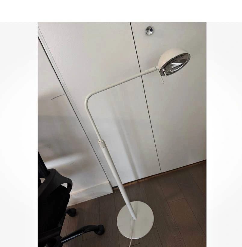 IKEA 365+ Brasa White Floor Lamp