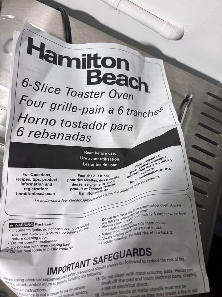 Hamilton Beach 31194C Digital Air Fryer Toaster Oven - photo 3