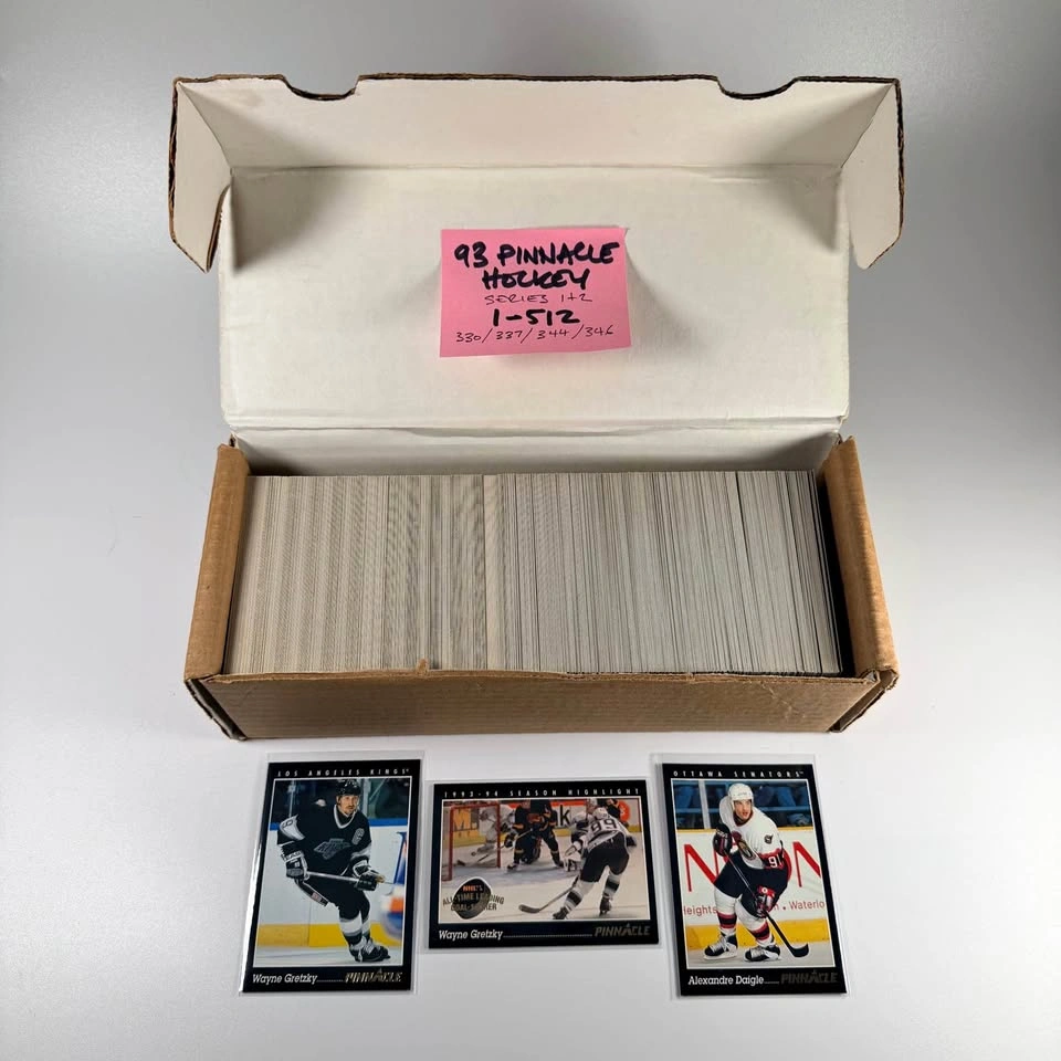 1993 Pinnacle Hockey Series 1&2 508/512 Cards