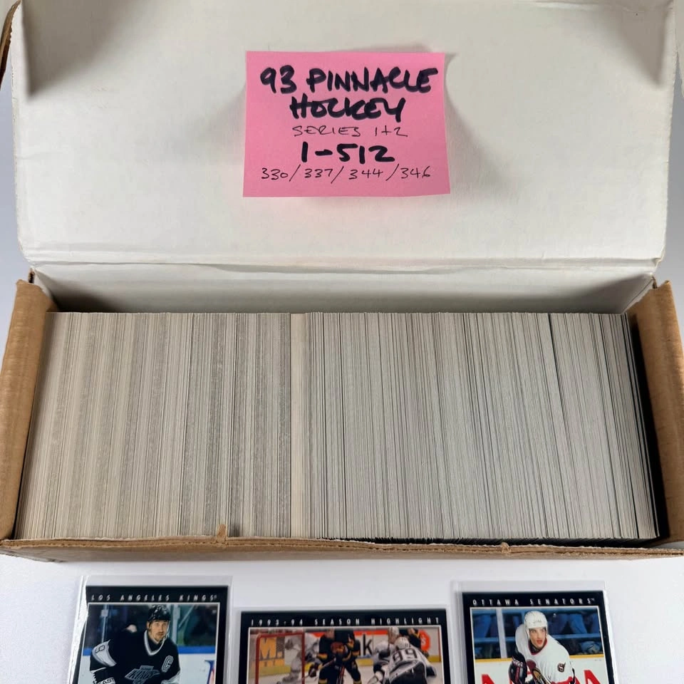 1993 Pinnacle Hockey Series 1&2 508/512 Cards - photo 2