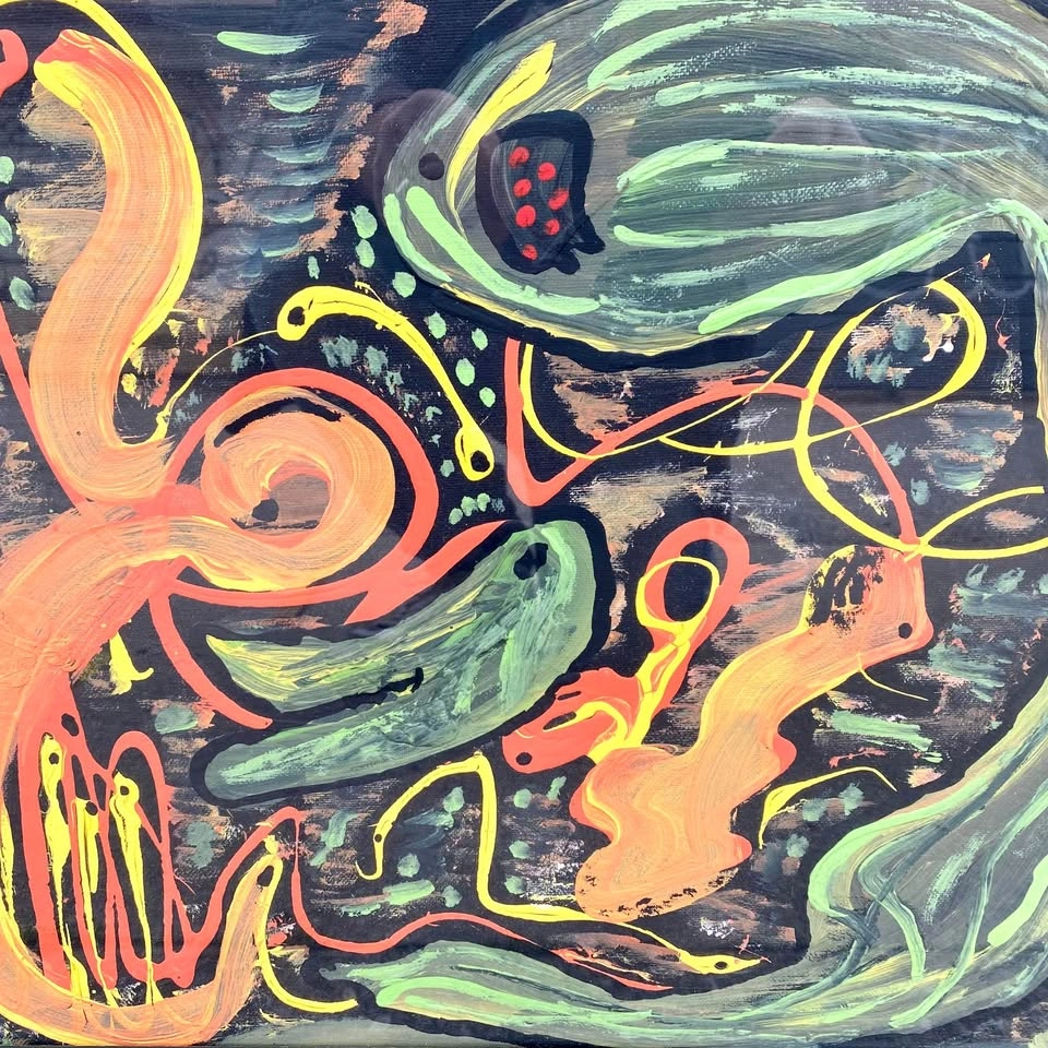 Framed Abstract Painting by Lynn Jennings - photo 2
