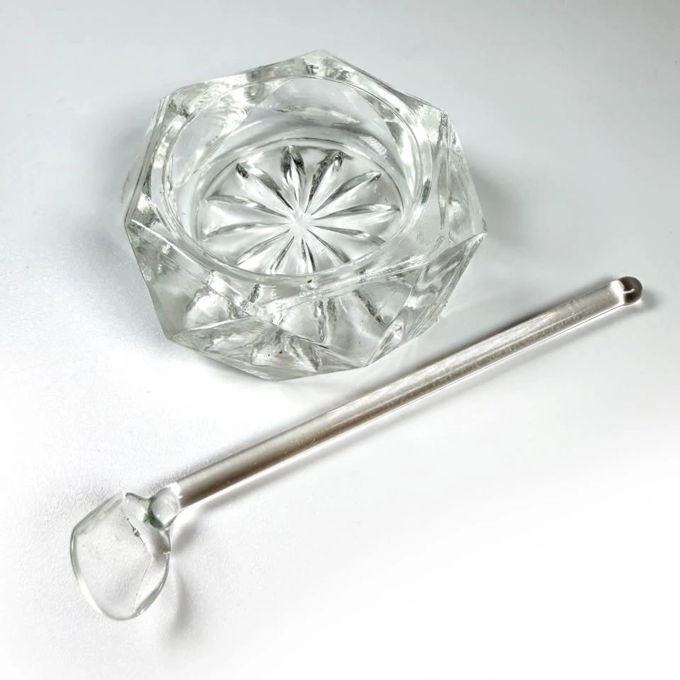 6x Vintage Crystal Salt Cellars in Box - photo 2