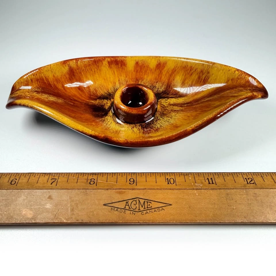 Vintage Blue Mountain Pottery Candle Holder - photo 5