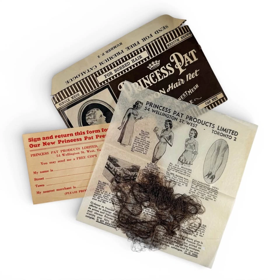 2x Vintage 1940s Princess Pat Hair Nets - photo 2