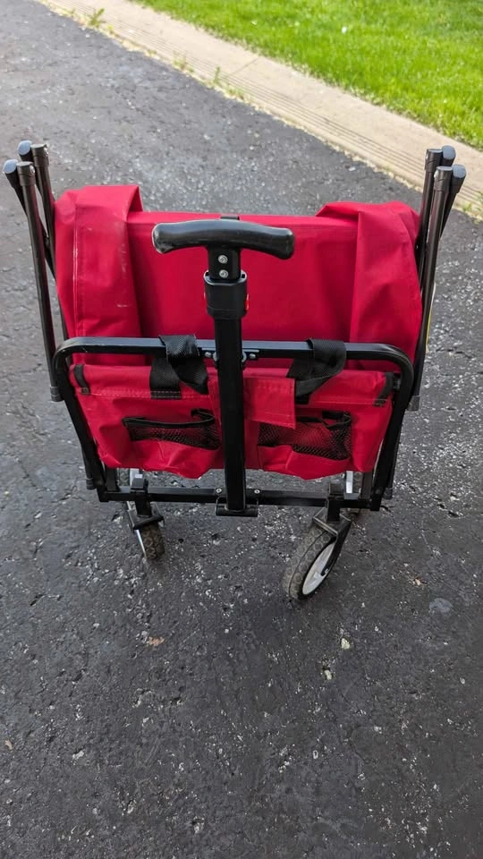 Collapsible Outdoor Folding Utility Wagon - Red (Great Condition - photo 2
