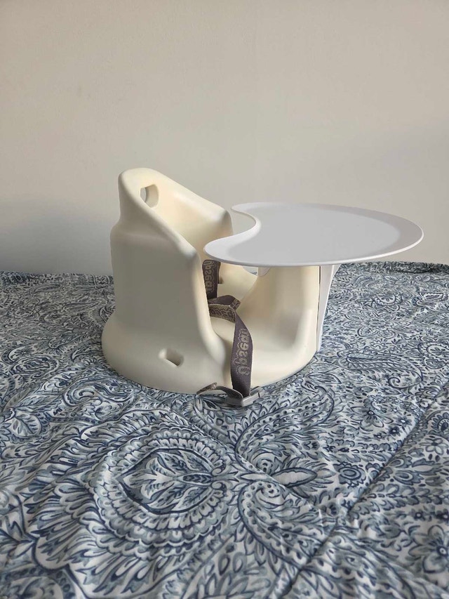 Upseat Baby Floor Seat Booster Chair with Tray - photo 2