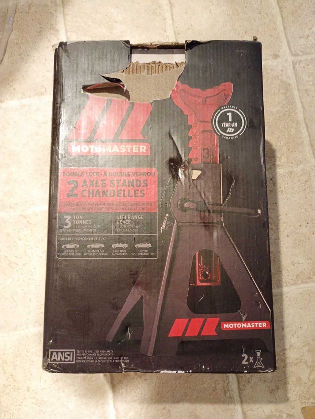 MotoMaster Axle Jack Stands - photo 2