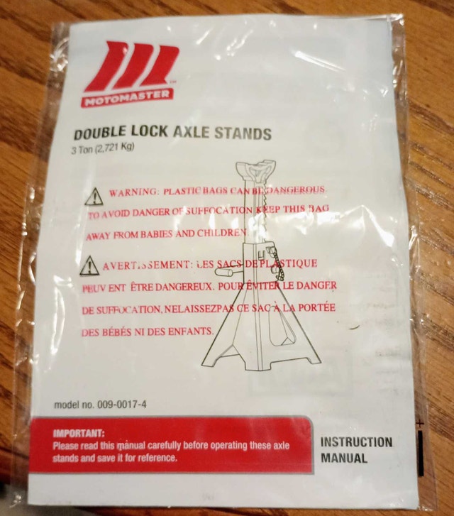 MotoMaster Axle Jack Stands - photo 3