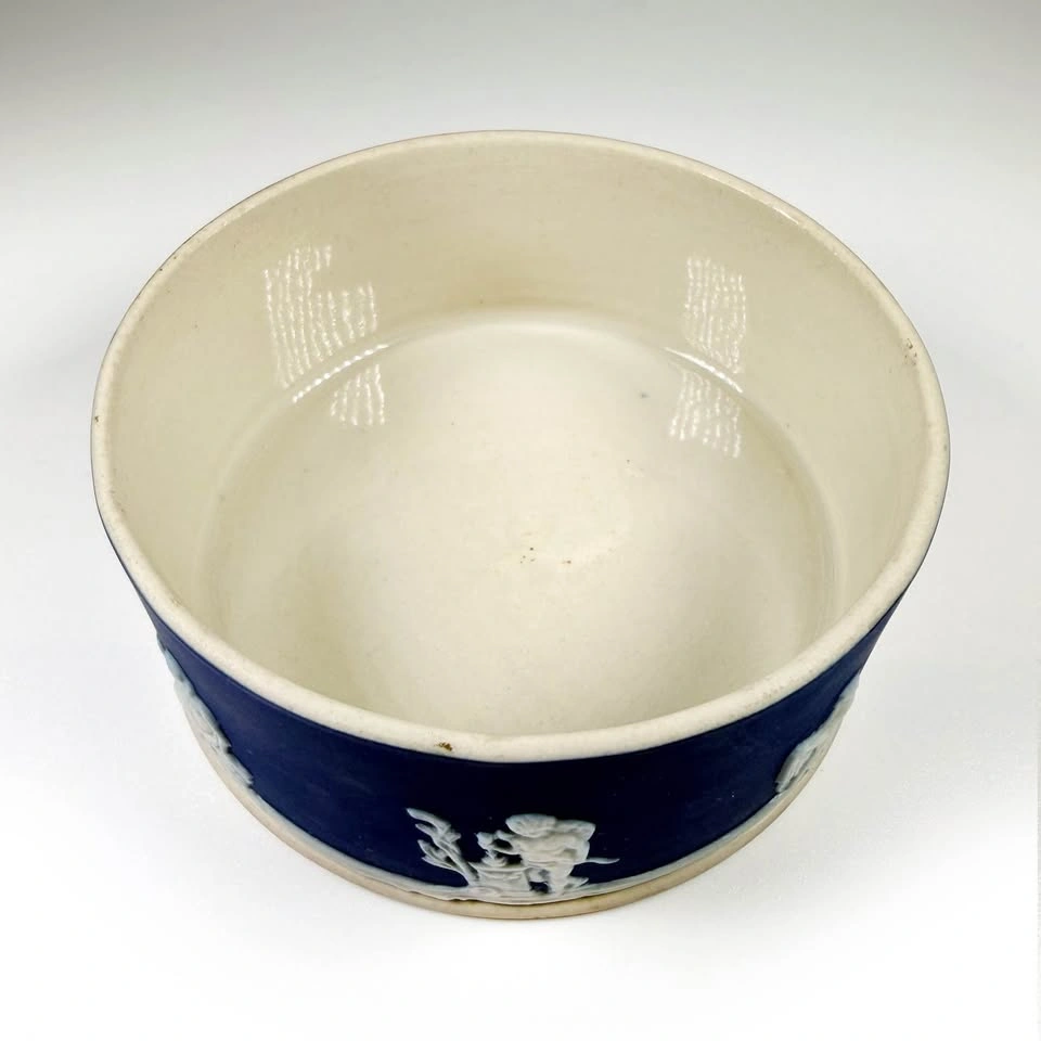 Antique ~1882 Adams Tunstall Jasperware Trinket Dish - photo 4