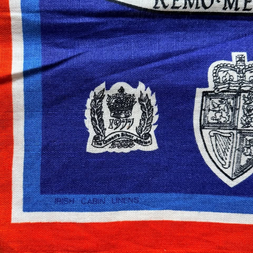Vintage 1977 Queen's Jubilee Tea Towel - photo 3