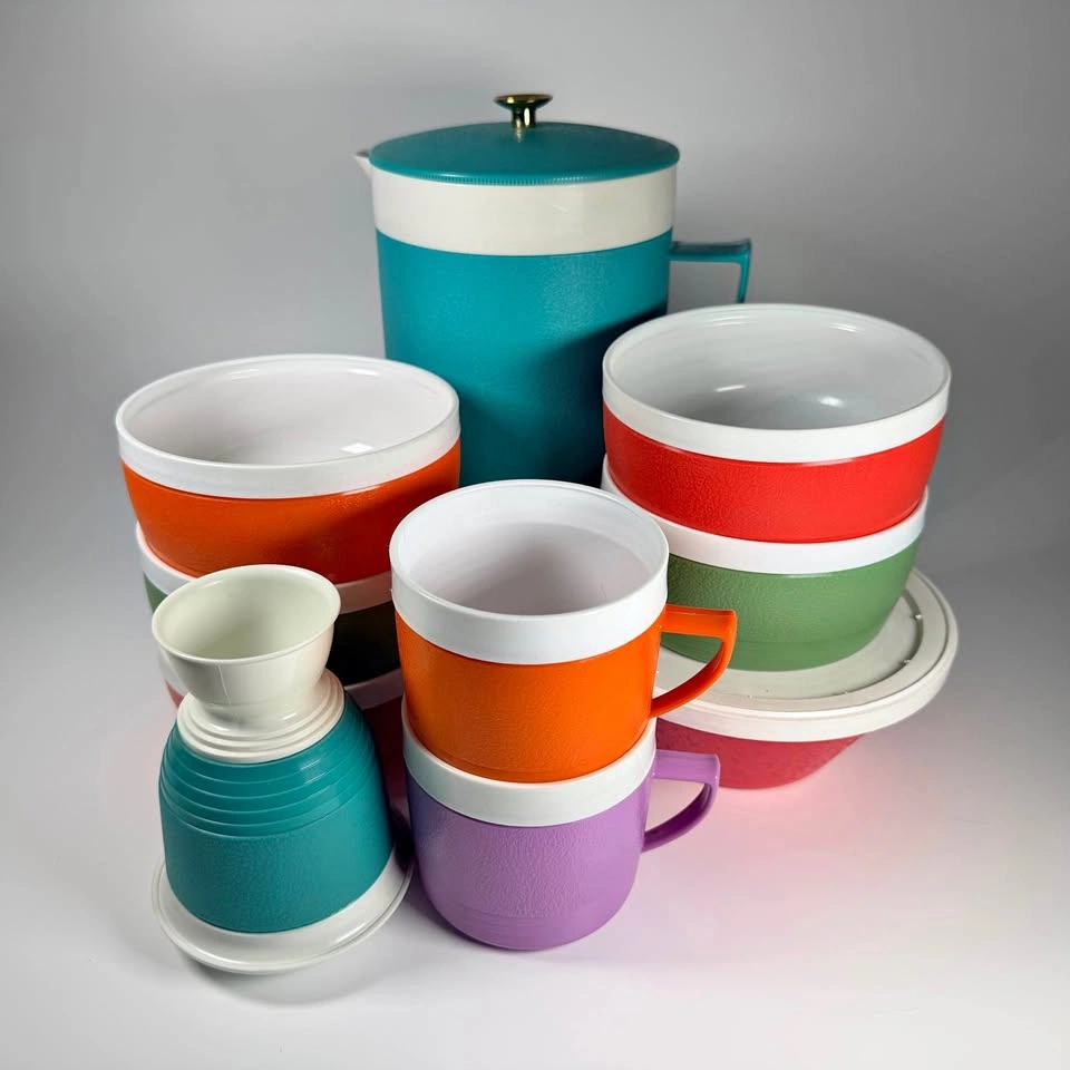 10x Vintage Sunfrost Insulated Serveware